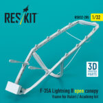 F-35A Lightning II open canopy frame for Italeri / Academy kit (3D Printed) (1/32) - Image 3
