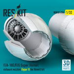 F/A-18E/F/G Super Hornet exhaust nozzles (type 1) for Revell kit  (3D Printed) (1/32) - Image 3