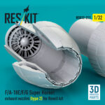 F/A-18E/F/G Super Hornet exhaust nozzles (type 2) for Revell kit  (3D Printed) (1/32) - Image 2