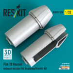 F/A-18 Hornet exhaust nozzles for Academy/Kinetic kit (3D Printed) (1/32) - Image 2