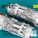 Horten Ho 229 jet engines Junkers Jumo 004 (2 pcs) for Takom kit (3D Printed) (1/32) - Image 3