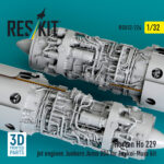 Horten Ho 229 jet engines Junkers Jumo 004 (2 pcs) for Zoukei-Mura kit (3D Printed) (1/32) - Image 3