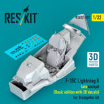 F-35C Lightning II late cockpit (Basic edition) (3D decals included) for Trumpeter kit (3D Printed) (1/32)