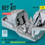 F-35C Lightning II late cockpit (Hyperdetailed Edition) for Trumpeter kit (3D Printed) (1/32) - Image 3
