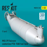MiG-29 Fulcrum centerline PTB-1500 fuel tank (1 pcs) (3D Printed) (1/32) - Image 2