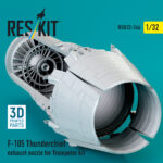 F-105 Thunderchief exhaust nozzle for Trumpeter kit (3D Printed) (1/32) - Image 2
