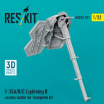 F-35A/B/C Lightning II access ladder for Trumpeter kit (3D Printed) (1/32)