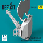 F-35A/B/C Lightning II access ladder for Trumpeter kit (3D Printed) (1/32) - Image 3