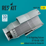 F-16 Fighting Falcon (F110-GE-129) open exhaust nozzle for Tamiya kit (3D Printed) (1/32) - Image 2