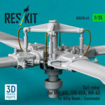 Tail rotor for MH-60L, UH-60A, HH-60 for Kitty Hawk / Zimimodel (3D Printed) (1/35) - Image 3