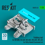 Folding tail for SH-60B, SH-60F, HH-60H, MH-60R, MH-60S for Kitty Hawk/Zimimodel kit (3D Printed) (1/35)