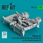 Folding tail for SH-60B, SH-60F, HH-60H, MH-60R, MH-60S for Kitty Hawk/Zimimodel kit (3D Printed) (1/35) - Image 2