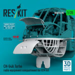 CH-54A Tarhe radio equipment compartment for ICM kit (3D Printed) (1/35) - Image 2