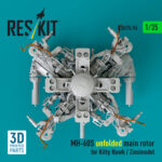 MH-60S unfolded main rotor for Kitty Hawk / Zimimodel (3D Printed) (1/35) - Image 3