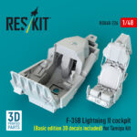 ​F-35B Lightning II cockpit (Basic edition 3D decals included) for Tamiya kit (3D Printed) (1/48) - Image 2
