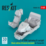​F-35B Lightning II cockpit (Basic edition 3D decals included) for Tamiya kit (3D Printed) (1/48) - Image 3