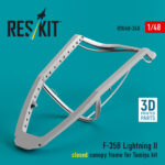 F-35B Lightning II closed canopy frame for Tamiya kit (3D Printed) (1/48) - Image 3