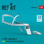 F-35B Lightning II open canopy frame for Tamiya kit (3D Printed) (1/48) - Image 3