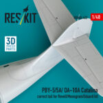 PBY-5/5A/OA-10A Catalina correct tail for Revell/Monogram/Eduard kit (3D Printed) (1/48) - Image 3