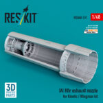 IAI Kfir exhaust nozzle for Kinetic / Wingman kit (3D Printed) (1/48)