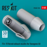 F/A-18 Hornet exhaust nozzles for Hasegawa kit (3D Printed) (1/48)