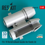 F/A-18 Hornet exhaust nozzles for Kinetic kit (3D Printed) (1/48) - Image 3