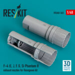 F-4 (E, J, F, G, S) Phantom II exhaust nozzles for Hasegawa kit (3D Printed) (1/48)