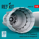 F-4 (E, J, F, G, S) Phantom II exhaust nozzles for Hasegawa kit (3D Printed) (1/48) - Image 3
