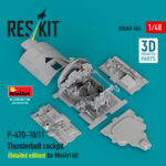 P-47D-10/11 Thunderbolt cockpit (Detailed edition) for MiniArt kit (3D Printed) (1/48) - Image 2