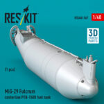 MiG-29 Fulcrum centerline PTB-1500 fuel tank (1 pcs) (3D Printed) (1/48) - Image 2