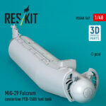 MiG-29 Fulcrum centerline PTB-1500 fuel tank (1 pcs) (3D Printed) (1/48) - Image 3