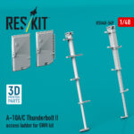 A-10A/C Thunderbolt II access ladder for GWH kit  (3D Printed) (1/48)