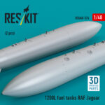 1200 L fuel tanks RAF Jaguar (2 pcs) (3D Printed) (1/48) - Image 3