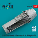 F-105 Thunderchief exhaust nozzle for HobbyBoss kit (3D Printed) (1/48) - Image 3