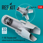 F-105 Thunderchief exhaust nozzle for Revell/Monogram kit (3D Printed) (1/48)