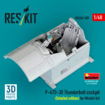 P-47D-30 Thunderbolt cockpit (Detailed edition) for MiniArt kit (3D Printed) (1/48)