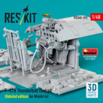 P-47N Thunderbolt cockpit (Detailed edition) for MiniArt kit (3D Printed) (1/48) - Image 3