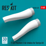 F-4B Phantom II Air intakes for Tamiya kit (3D Printed) (1/48) - Image 3