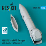 AN/AVQ-26A PAVE Tack pod with pilon for F-4 Phantom II (3D Printed) (1/72) - Image 3