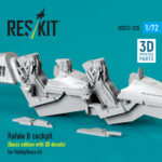 Rafale B cockpit (Basic edition) (3D decals included) for HobbyBoss kit (3D Printed) (1/72) - Image 2