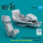 ​F-35B Lightning II cockpit (Basic edition 3D decals included) for Tamiya kit (3D Printed) (1/72) - Image 2