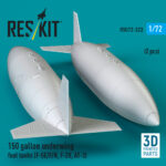 150 gallon underwing fuel tanks (F-5E/F/N, F-20, AT-3) (2 pcs) (3D Printed) (1/72) - Image 3