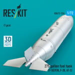 275 gallon fuel tank (F-5E/F/N, F-20, AT-3) (1 pcs) (3D Printed) (1/72) - Image 3