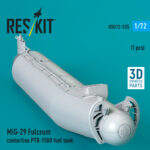 MiG-29 Fulcrum centerline PTB-1500 fuel tank (1 pcs) (3D Printed) (1/72) - Image 3