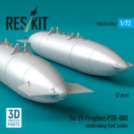 Su-25 Frogfoot PTB-800 underwing fuel tanks (2 pcs) (3D Printed) (1/72) - Image 3