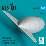 150 gallon centerline fuel tank (F-5E/F/N, F-20, AT-3) (1 pcs) (3D Printed) (1/72) - Image 2