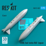 1200 L fuel tanks RAF Jaguar (2 pcs) (3D Printed) (1/72)