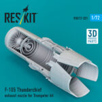 F-105 Thunderchief exhaust nozzle for Trumpeter kit (3D Printed) (1/72)