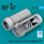 Jaguar exhaust nozzles for HobbyBoss kit (3D Printed) (1/72)