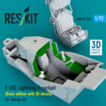 F-35C Lightning II cockpit (Basic edition) (3D decals included) for Tamiya kit (3D Printed) (1/72) - Image 3